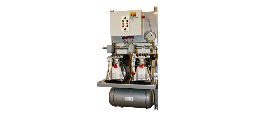 Duplex lpc air compressor