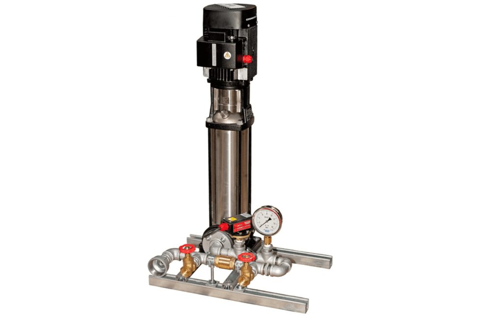 dry riser test pump set