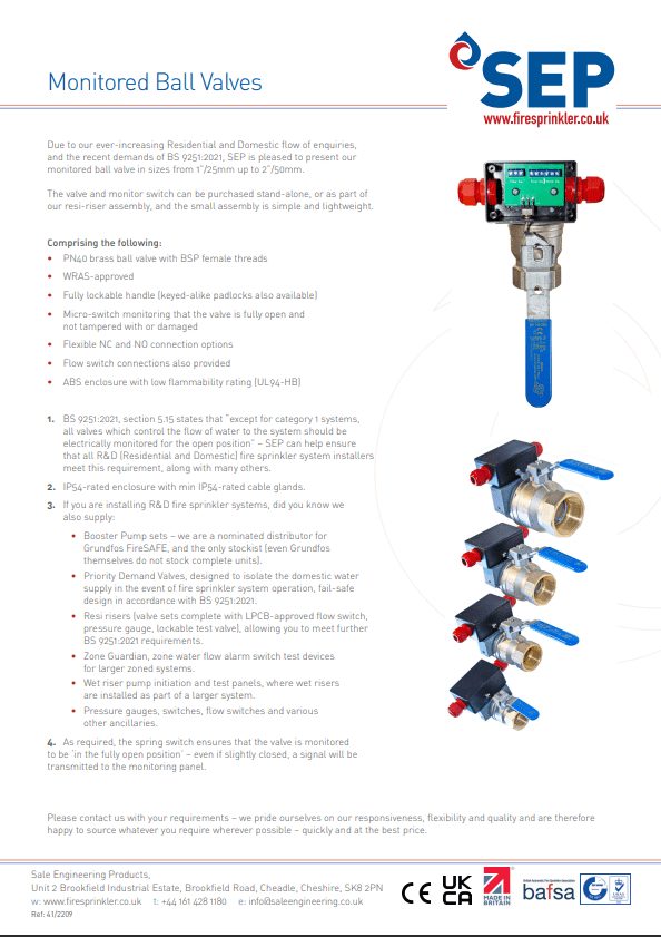 Monitored Ball Valves