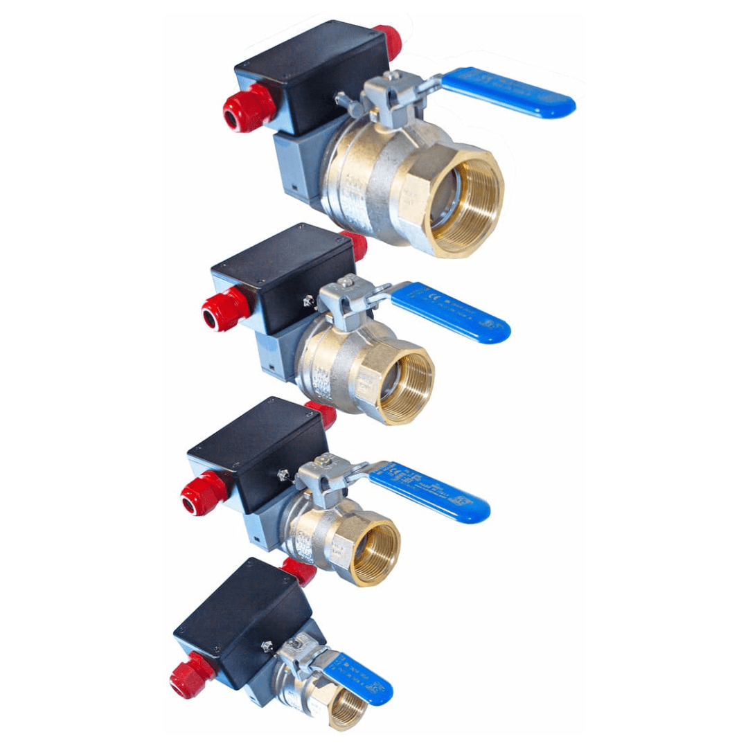 Lockable & Monitored Brass Ball Valve (WRAS)