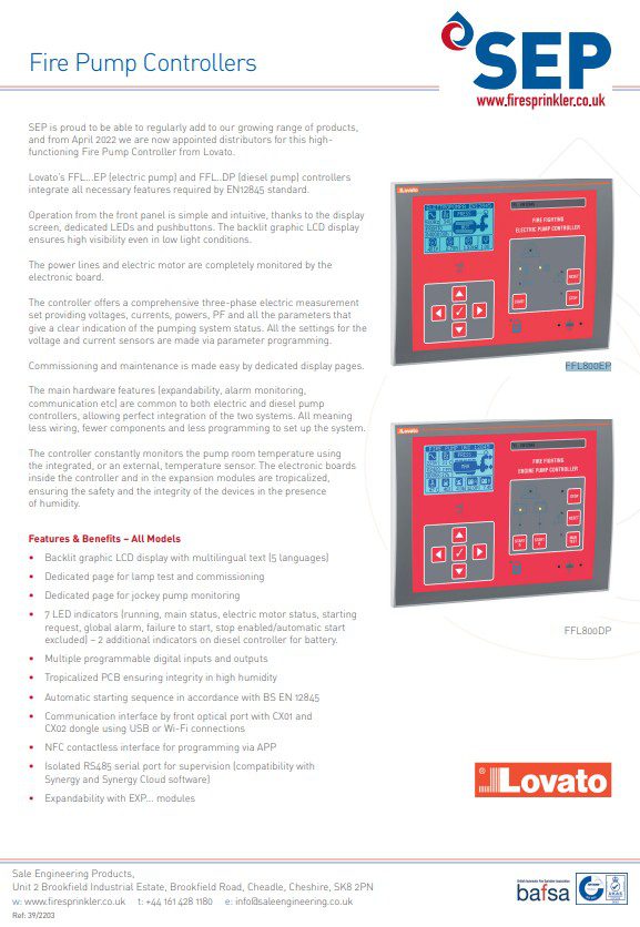 Fire Pump Controllers